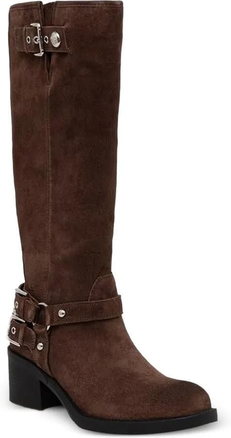 GUESS USA Matley knielaarzen met gespdetail Bruin