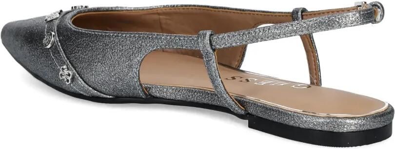 GUESS USA Metallic slingback ballerina's Zilver - Foto 4