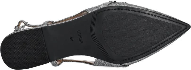 GUESS USA Metallic slingback ballerina's Zilver - Foto 5
