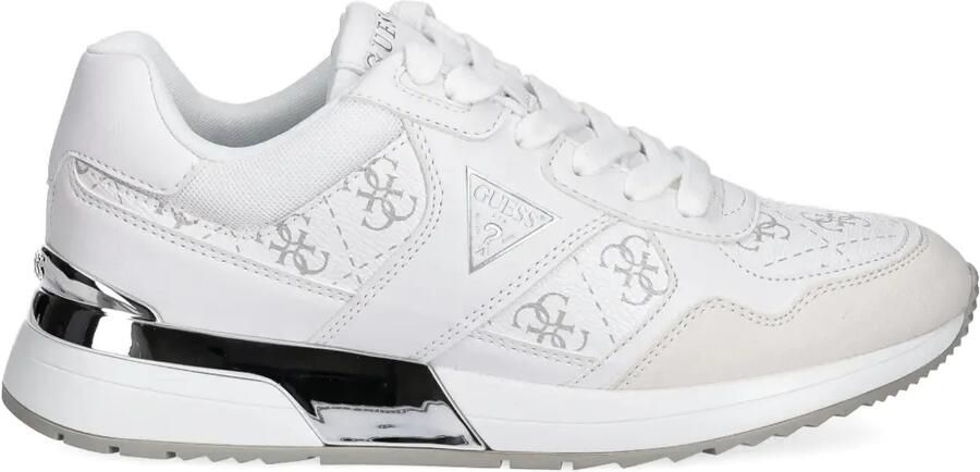 GUESS USA Mickay 4G low-top sneakers met logoprint Wit
