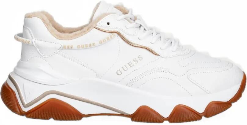 GUESS USA Micola chunky sneakers met afwerking Wit