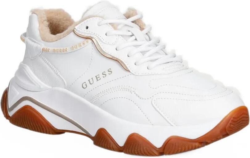 GUESS USA Micola chunky sneakers met afwerking Wit - Foto 5