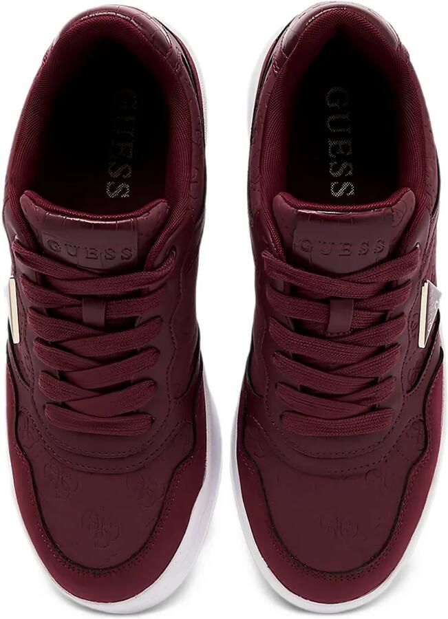 GUESS USA Miram9 logo-embossed sneakers Rood - Foto 2