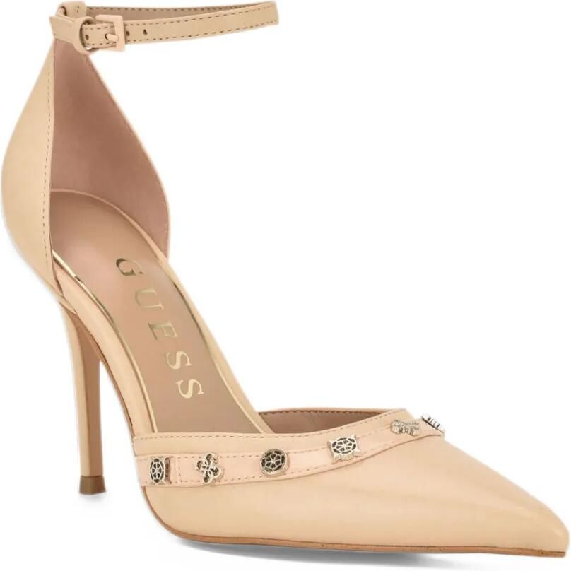 GUESS USA Nanae high heels pointed toe Beige