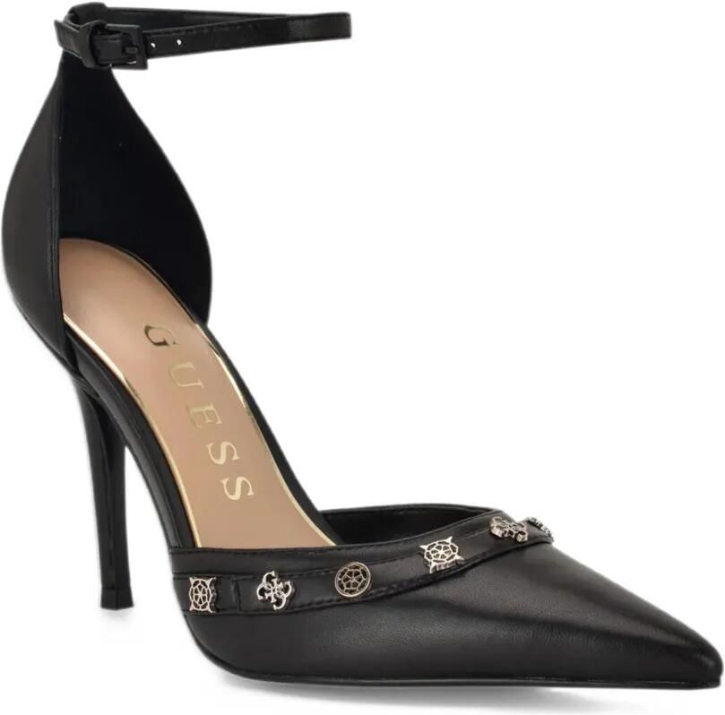 GUESS USA Nanae high-heels pointed-toe pumps Zwart