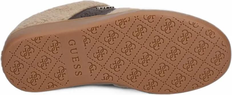 GUESS USA Naoki lammy sneakers verfraaid met bedel Beige - Foto 5