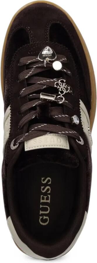 GUESS USA Naoki sneakers verfraaid met bedels Bruin - Foto 3
