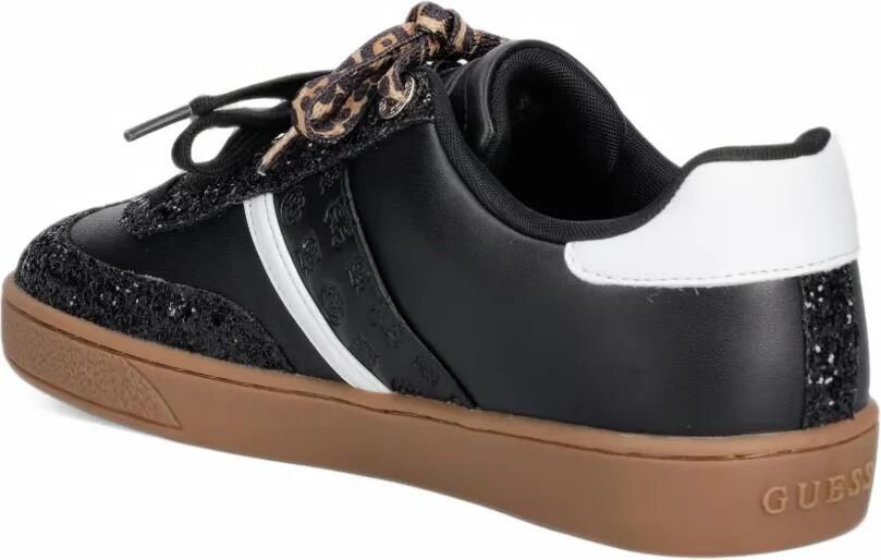 GUESS USA Naoki sneakers verfraaid met glitters Zwart - Foto 2
