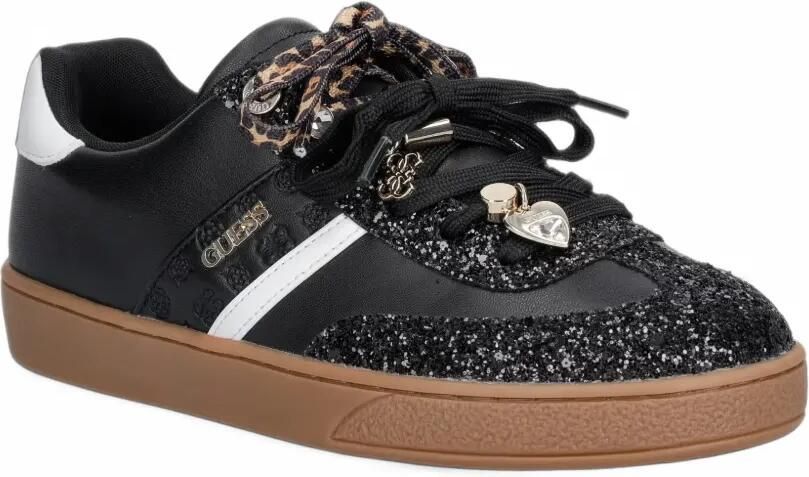 GUESS USA Naoki sneakers verfraaid met glitters Zwart - Foto 3