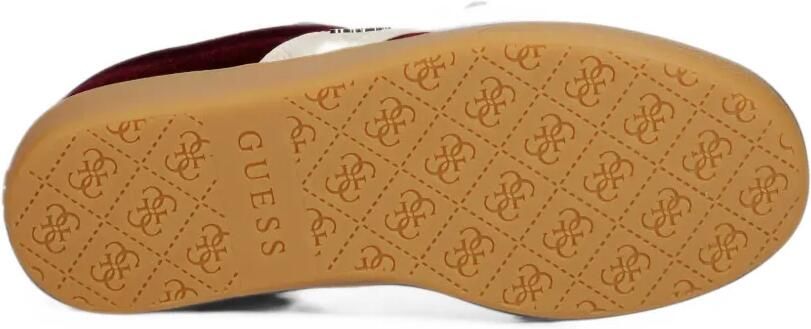 GUESS USA Naoki velvet sneakers Rood - Foto 5