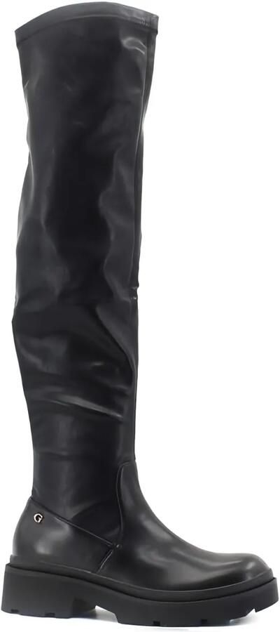 GUESS USA Overknee laarzen met ritsdetail Zwart
