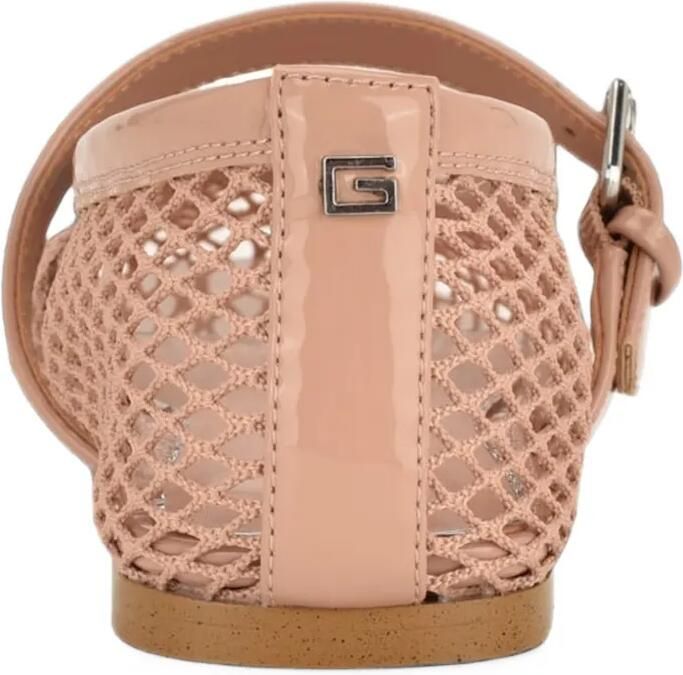 GUESS USA Paxey buckle-fastening mesh ballet flats Roze - Foto 2