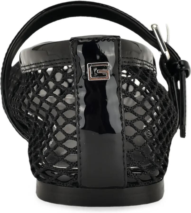 GUESS USA Paxey mesh ballerina's Zwart