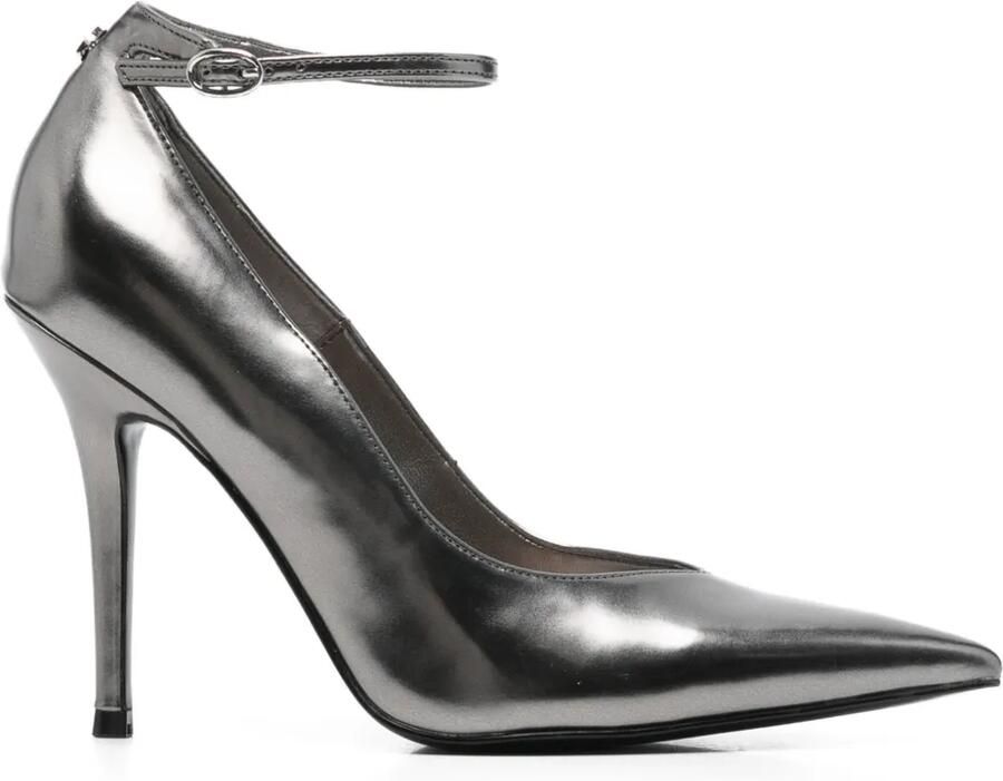 GUESS USA Pumps met puntige neus en enkelbandje Grijs