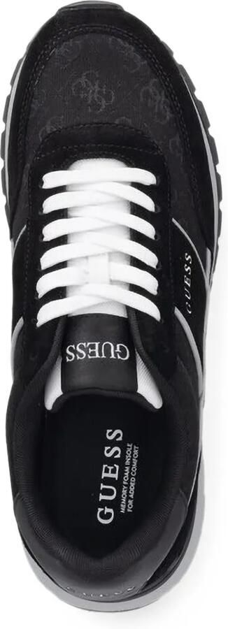 GUESS USA Rexlor sneakers met monogram-print en vlakken Zwart
