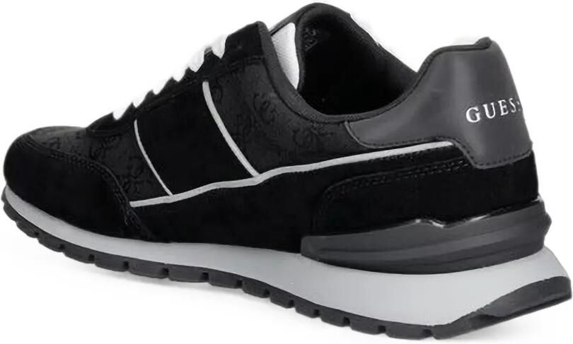 GUESS USA Rexlor sneakers met monogram-print en vlakken Zwart - Foto 2