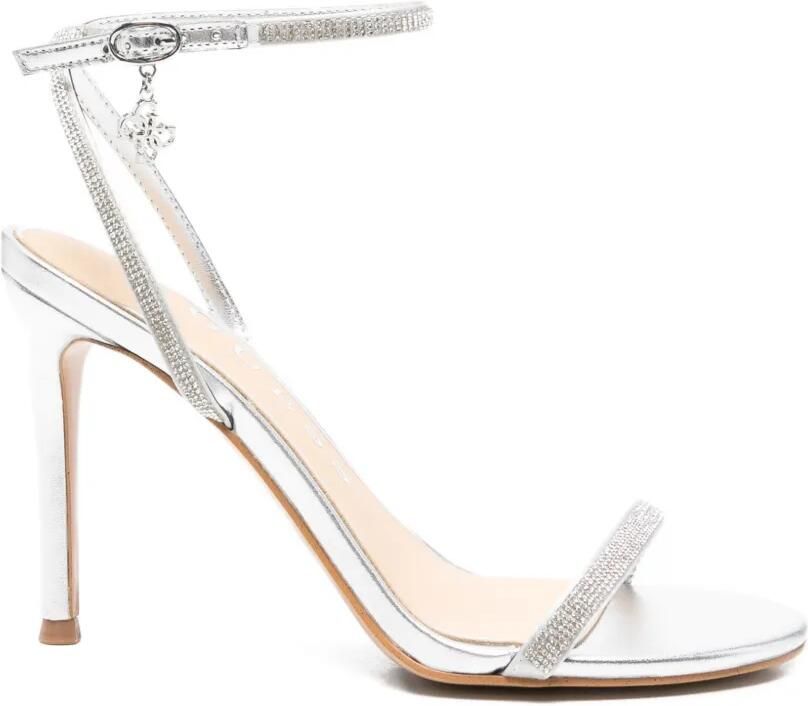 GUESS USA Sandalen met enkelbandje Zilver