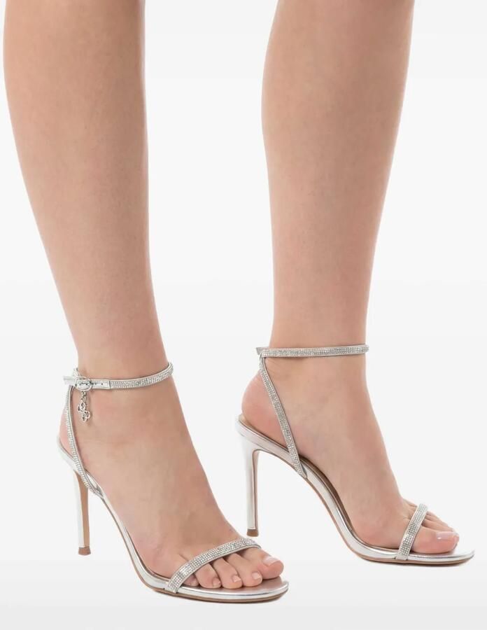 GUESS USA Sandalen met enkelbandje Zilver - Foto 4