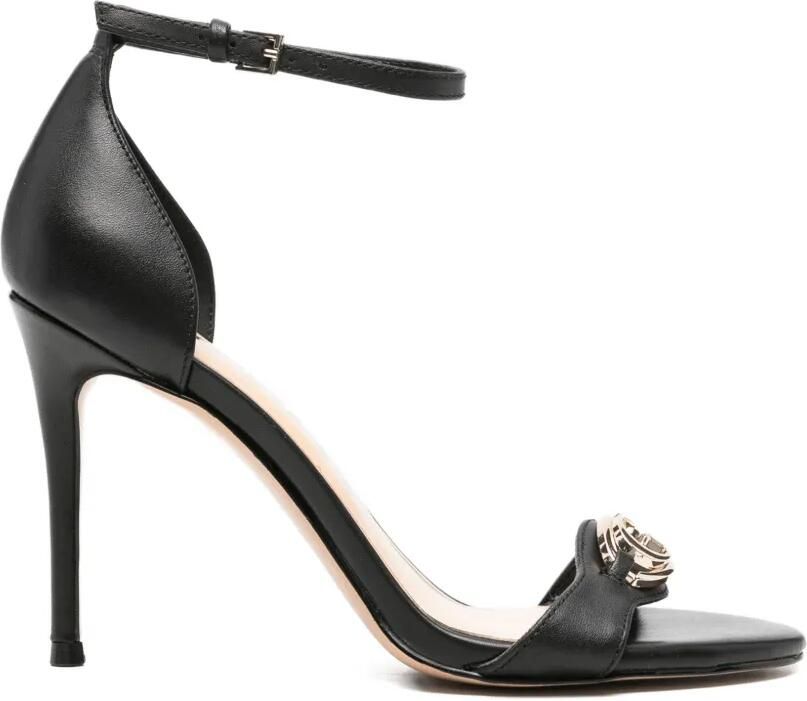 GUESS USA Sandalen met logoplakkaat Zwart