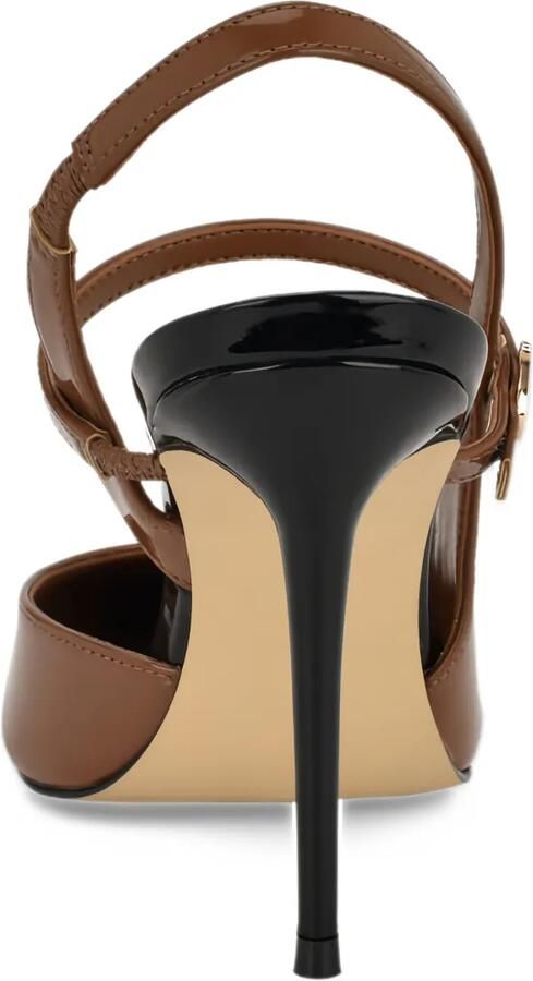 GUESS USA Serry cap-toe slingback pumps Bruin - Foto 3