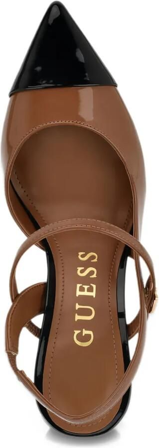 GUESS USA Serry cap-toe slingback pumps Bruin - Foto 5