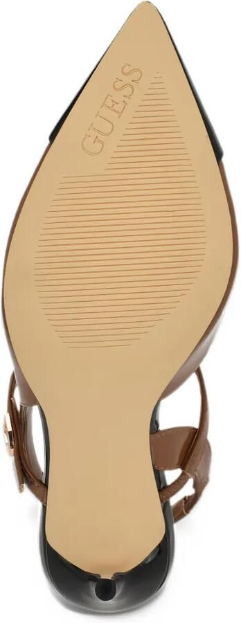 GUESS USA Serry cap-toe slingback pumps Bruin - Foto 4