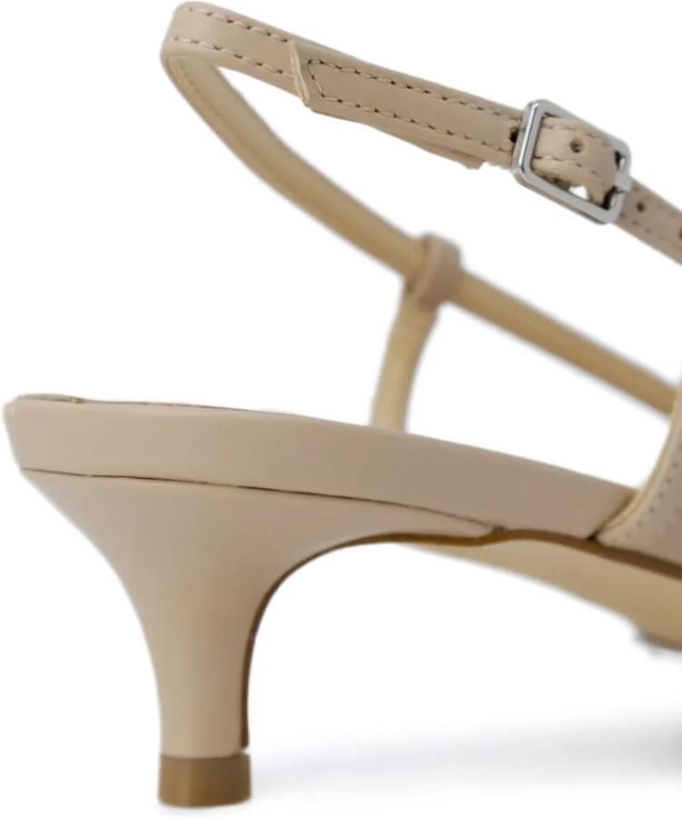 GUESS USA Slingback pumps met logoplakkaat Beige - Foto 2