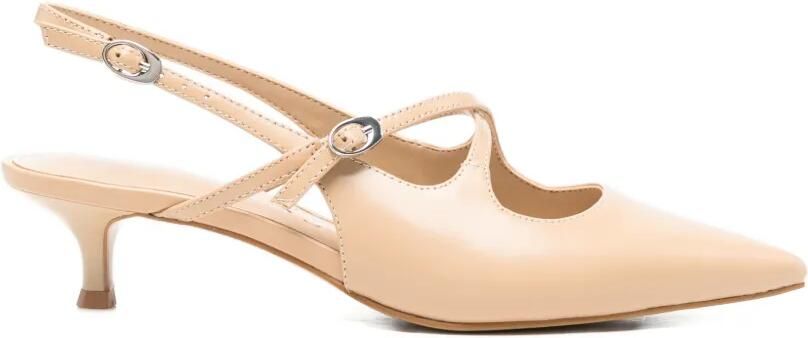 GUESS USA Slingback pumps met puntige neus Beige