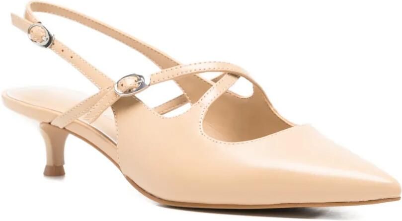 GUESS USA Slingback pumps met puntige neus Beige - Foto 2