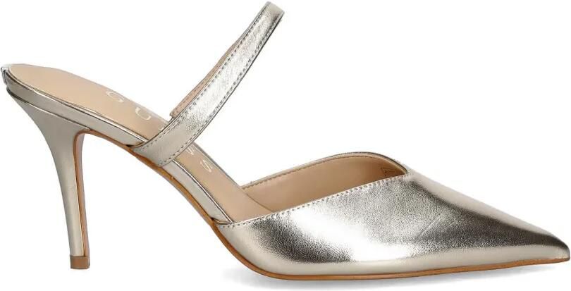 GUESS USA Slingback pumps met puntige neus Goud