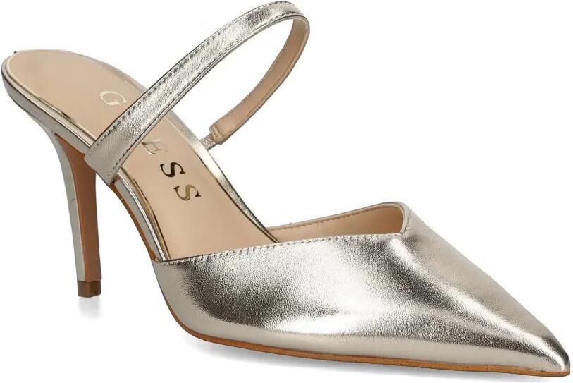 GUESS USA Slingback pumps met puntige neus Goud - Foto 3