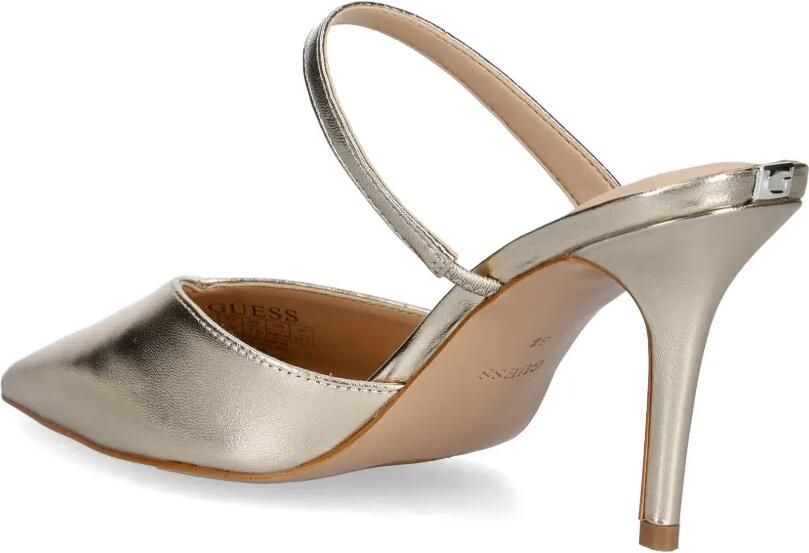 GUESS USA Slingback pumps met puntige neus Goud - Foto 2