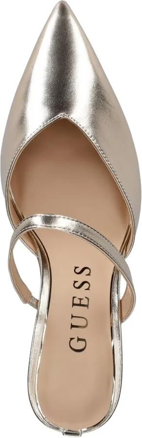 GUESS USA Slingback pumps met puntige neus Goud - Foto 4