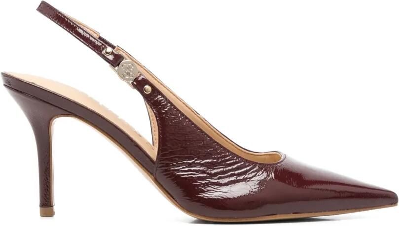 GUESS USA Slingback pumps met puntige neus Rood