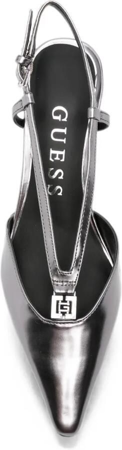 GUESS USA Slingback pumps met puntige neus Zilver - Foto 4