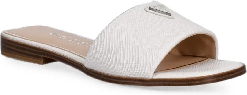 GUESS USA Slippers met logoplakkaat Wit - Foto 5