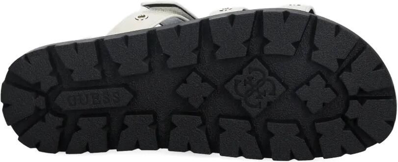 GUESS USA Slippers met ringlets Wit - Foto 4