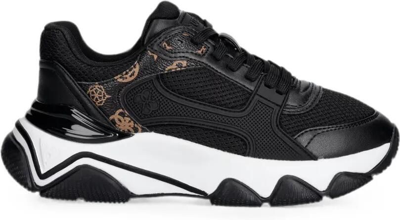 GUESS USA Sneakers met chunky zool Zwart