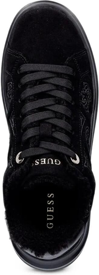 GUESS USA Sneakers met geborduurd logo en plateauzool Zwart - Foto 4