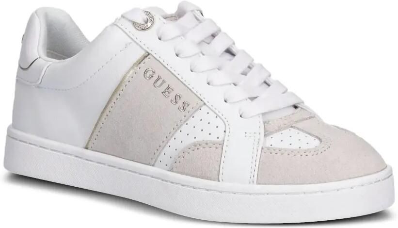 GUESS USA Sneakers met geperforeerde vlakken Wit - Foto 3