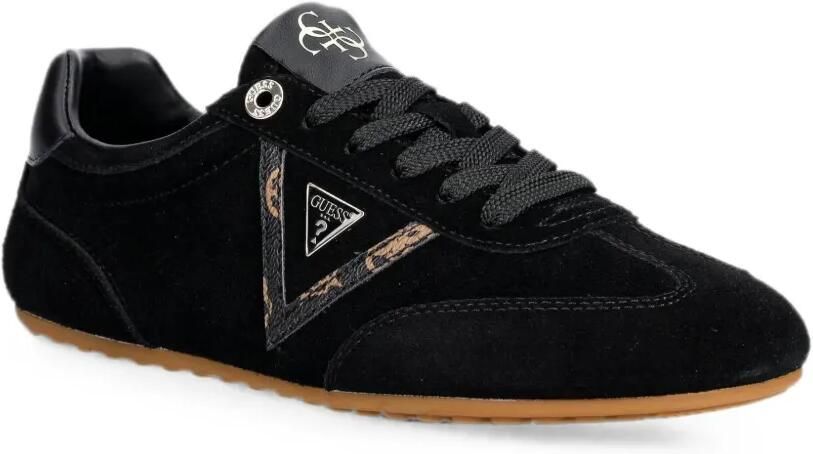 GUESS USA Sneakers met logopatch Zwart