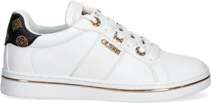 GUESS USA Sneakers met logoplakkaat Wit