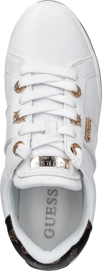 GUESS USA Sneakers met logoplakkaat Wit - Foto 4