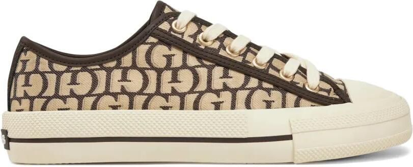 GUESS USA Sneakers met monogram-print Beige