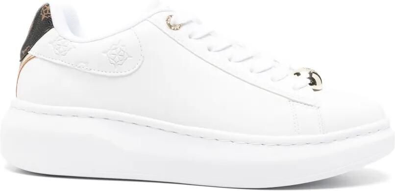 GUESS USA Sneakers met plateauzool en logo-reliëf Wit