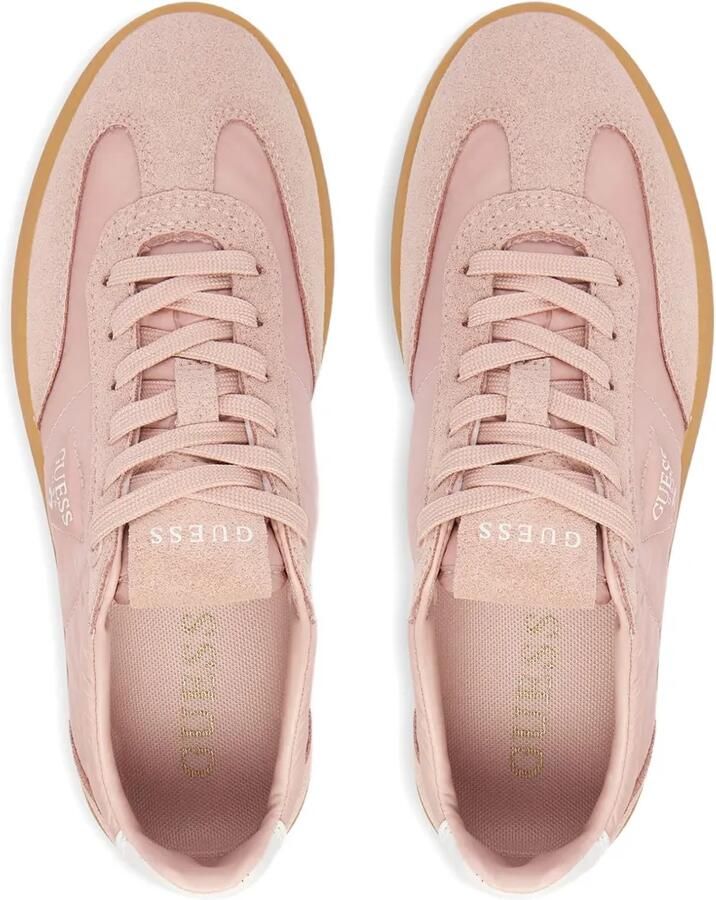 GUESS USA Sneakers met suède vlak en logodetail Roze - Foto 2