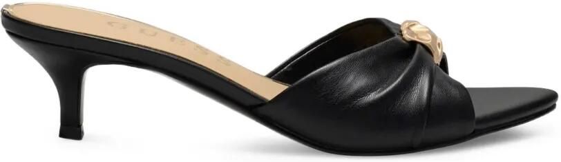 GUESS USA Somaya sandalen met ruches Zwart