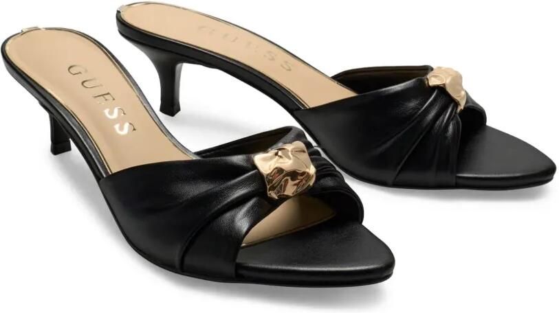 GUESS USA Somaya sandalen met ruches Zwart - Foto 3