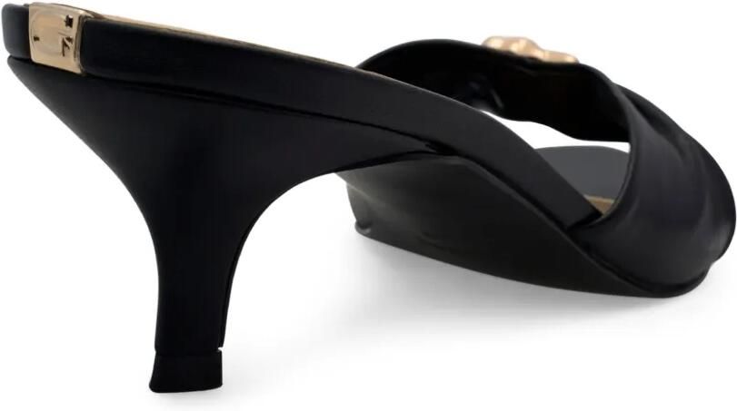 GUESS USA Somaya sandalen met ruches Zwart - Foto 4