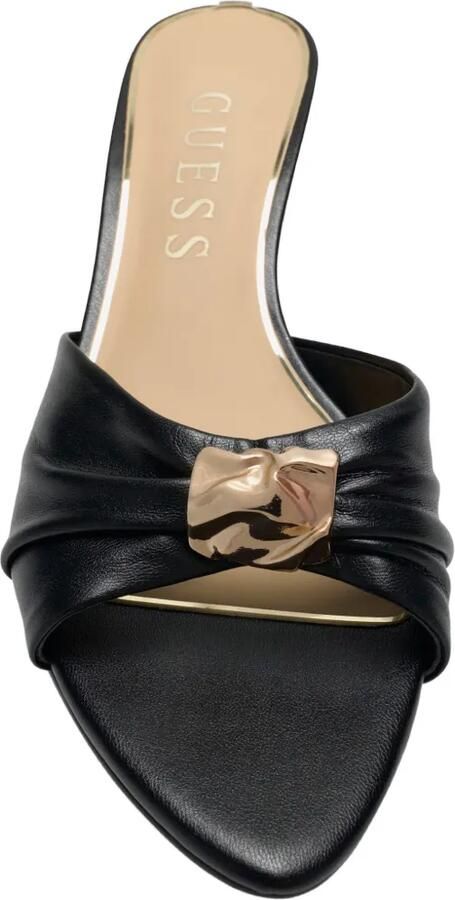 GUESS USA Somaya sandalen met ruches Zwart - Foto 2
